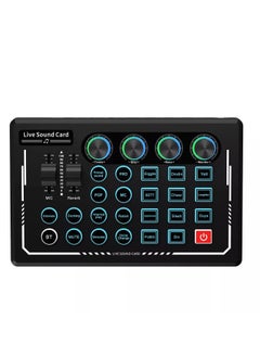 Buy Live Sound Card And Audio Interface  Mixer Effects And VoiceChanger Podcast Production Studio Equipment Prefect For Streaming Podcasting Gaming in UAE