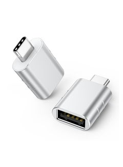 Buy ULHYC USB C to USB Adapter 2 Pack (Silver) in Saudi Arabia