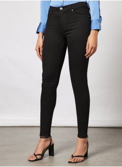 Buy Mid-Waist Skinny Jeans in UAE