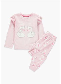 Buy Unisex Pink Velour Swan Pyjama Set in Egypt