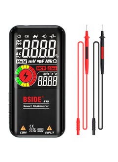 Buy BSIDE S10 Intelligent 9999 Counts Multimeter Digital LCD Display AC/DC Voltmeter Ohmmeter Test Resistance Capacitance Frequency Diode Continuity NCV Live Line with Flash Light Data Hold in Saudi Arabia