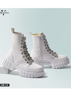 Buy Estres leather boots from the tongue white-b-22-37 in Egypt