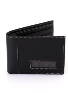 Buy CROSSLAND Genuine Leather Men's Wallet, Bi Fold 8 Cards with Window ID - RFID Blocking Technology in Egypt