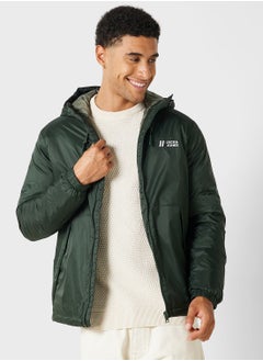 اشتري Zip Through Hooded Jacket في السعودية