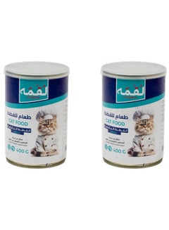 اشتري Cat Adult Wet Food Salmon And Shrimp In Gravy 400g Pack Of 2 في السعودية