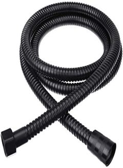 اشتري Shower Hose,1.5M Black Stainless Steel Bathroom Shower Hose Handheld Shower Hose Fittings Replacement Shower Hose G1/2 For Bathtub,A Flexible في الامارات