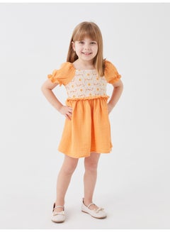 Buy Square Neck Lace Detailed Baby Girl Dress in Egypt