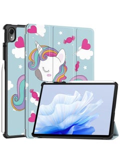 Buy Case Compatible with Huawei Matepad Air 11.5 inch 2023 Tri-Fold Smart Tablet Case,Hard PC Back Shell Slim Stand Folio Case Cover[Support Pen Magnetic Charging] (Unicorn) in UAE