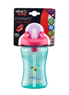 اشتري Hydrate Sippy Straw, Fizz, 340ml في الامارات