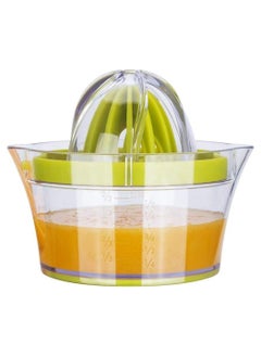 Buy Manual Hand Orange Juicer Squeezer with Built-in Measuring Cup and Grater 12OZ in UAE