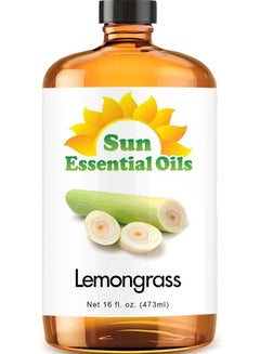 Buy 16oz - Lemongrass Essential Oil - 16 Fluid Ounces in UAE