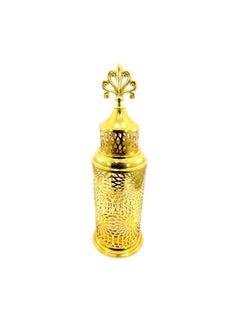 اشتري Golden Glow Metal Lantern With LED 12x38.8cm of Timeless Radiance في الامارات