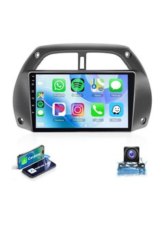 اشتري Android Car Stereo for Toyota RAV4 RAV 4 2001 2002 2003 2004 2005 2006 4GB RAM 64GB ROM 9 Inch Support Apple Carplay, MirrorLink WiFi BT, IPS Touch Screen with AHD Camera Included في الامارات