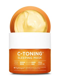 Buy C Toning Sleeping Mask with Vitamin C Niacinamide and  Hyaluronic Acid For Sensitive Skin in UAE