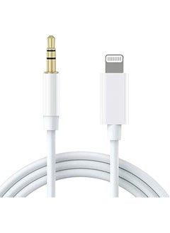 اشتري Aux Cord for iPhone, Apple MFi Certified esbeecables Lightning to 3.5mm Aux Cable for Car Compatible with iPhone 12 11 XS XR X 8 7 6 iPad iPod to Car Home Stereo Speaker Headphone في الامارات