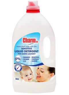 Buy Charmm Laundry Liquid for Babies Laundry 4L Sensitive in UAE