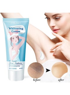 Buy Whitening Cream 10 Seconds Instant Whitening Facial Dark Spot Remover, Underarm Cream, Neck, Back, Legs, Elbows, Private Areas, Premium Botanical Ingredients 60ml in Saudi Arabia