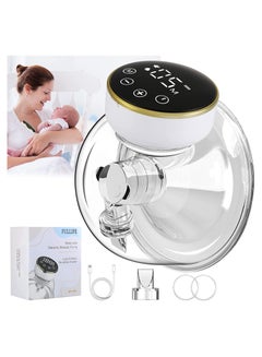Buy Wearable Electric Breast Pump, Wireless Hands-Free Breast Pump with 3 Modes 9 Levels Suction & Smart LCD Display, Anti-Overflow & Low Noise Breast Milkpump with Massage & Pumping in UAE