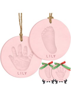 اشتري Baby Hand And Footprint Kit Personalized Baby Foot Printing Kit For Newborn Baby Footprint Kit For Toddlers Baby Keepsake Handprint Kit Baby Handprint Ornament Maker (Candy Multi Colored) في الامارات