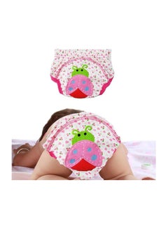 Buy Baby Diapers Cotton and Reusable Baby Washable Cloth Diaper Nappies, Baby Training Pants, Ideal for Toddlers and Children (Ladybug) in Egypt