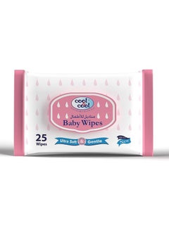 Buy Ultra Soft & Gentle Baby Wet Wipes for Sensitive and Delicate Skin - 25 Wipes in UAE