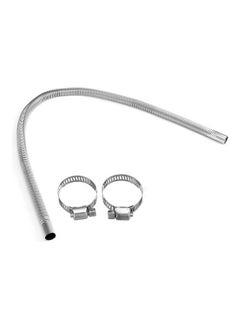 اشتري 1m/3.28ft Stainless Steel Exhaust Pipe Parking Air Heater Tank Diesel Gas Vent Hose في الامارات