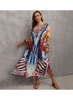 اشتري Beach Printed Robe Sunscreen Cover في الامارات