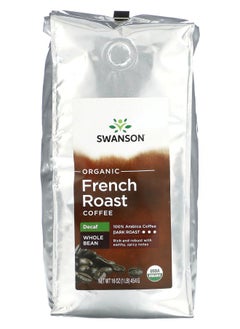 Buy Organic French Roast Coffee Whole Bean Dark Roast Decaf 16 oz (454 g) in UAE