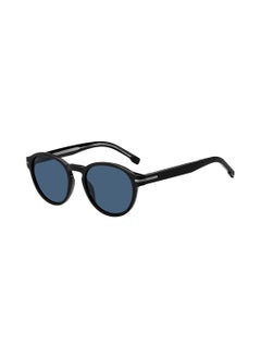 اشتري Men's UV Protection Round Sunglasses - Boss 1506/S Black 52 - Lens Size: 52 Mm في الامارات