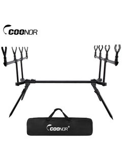 Buy Adjustable Retractable Carp Fishing Rod Pod Stand Holder Fishing Pole Pod Stand in UAE