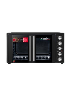 اشتري 120L Electric Oven With Knob Control, 2 Door Convection Rotisserie, Single Glass Door, 5 Knobs for Light, Temperature, Thermostat, Timer, Non-Stick Coating - LMEO130DD في الامارات