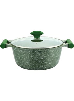 Buy Essentials 20Cm Casserole W Lid Granite Non Stick Aluminum in Saudi Arabia