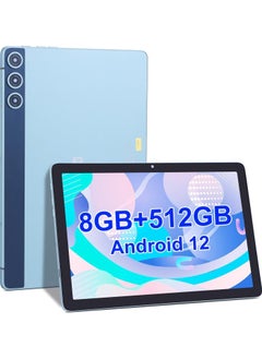 Buy C idea Tablet CM8500 Plus Screen size 10 inches Compatible Dual SIM 5G LTE Wifi 512 GB storage capacity and 8 RAM spac Supported with Wireless Mini Speaker Keyboard Mouse Protective Case (blue) in UAE