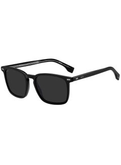 Buy Men Rectangular Sunglasses BOSS 1364/S BLACK 53 in UAE