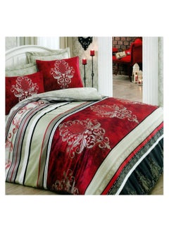 Buy quilt set 100% Cotton 3 pieces size 240 x 240 cm model 1008 from Family Bed in Egypt