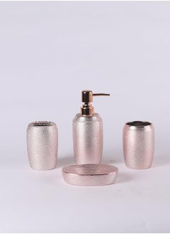 اشتري Orchid 4Pcs Bath Set Shimmer Gold في الامارات