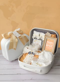 Buy Luxury Newborn Baby Giftset with Rompers and Baby Essentials for baby girls in UAE