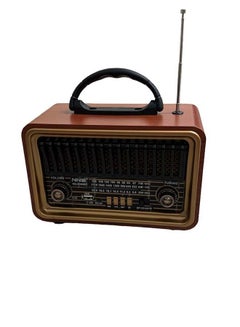 Buy Portable radio with dual amfm receiver, usb port and memory port with bluetooth in Saudi Arabia