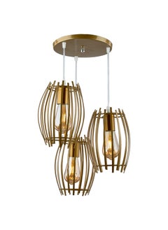 Buy Champaign Oval Ceiling Lamp 3 Lamp 3Rc1203 in Egypt