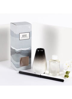 Buy Seaside Mountain Nightfall Reed Diffuser, Black & Clear - 200ml in UAE