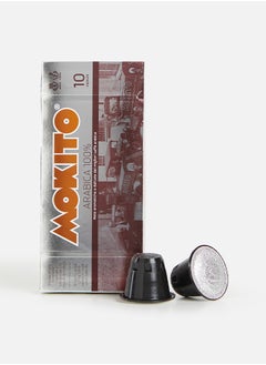 Buy Mokito Arabica - 10 Mokito Arabica blend capsules, compatible with Nespresso. in UAE