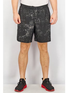 اشتري Men Regular Fit Training Woven Shorts, Black في الامارات