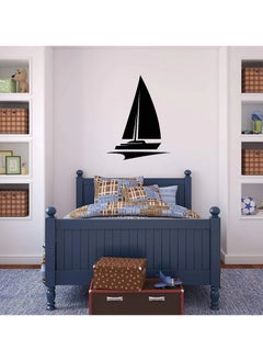 Buy Home Gallery Sailboat Sticker wall art 75x55 cm Black in Egypt