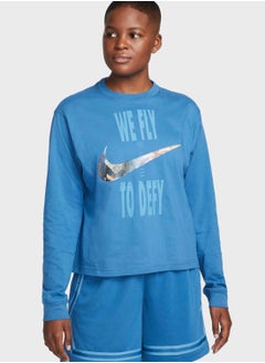 Buy Dri-Fit Boxy Swoosh Fly T-Shirt in Saudi Arabia