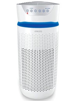 Buy HoMedics Small Tower Air Purifier White and Silver in Saudi Arabia