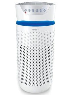 Buy HoMedics Small Tower Air Purifier White and Silver in Saudi Arabia