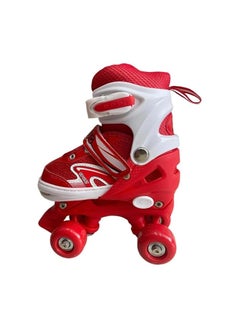 Buy Inline Skates Shoes SportQ Beginner Skate Shoes, Adjustable Four Wheel Skates Shoes with Adjusters, Indoor & Outdoor Skating Shoes, Roller Shoes for Boys and Girls in Egypt