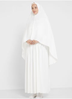 Buy Prayer Dress With Pleat Detail in Saudi Arabia