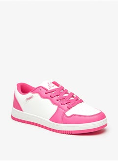 Buy Women's Colourblock Sports Shoes with Lace-Up Closure in Saudi Arabia