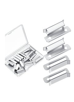 اشتري 16 Pieces Bed Clips Clamp Compatible with Ender 3 Pro, Ender 3 V2, Ender 3S, Ender 5 Pro, CR-20 PRO, CR-10S Pro and Other Creality 3D Printer, Stainless Steel Silver( Only Bed Clips) في الامارات